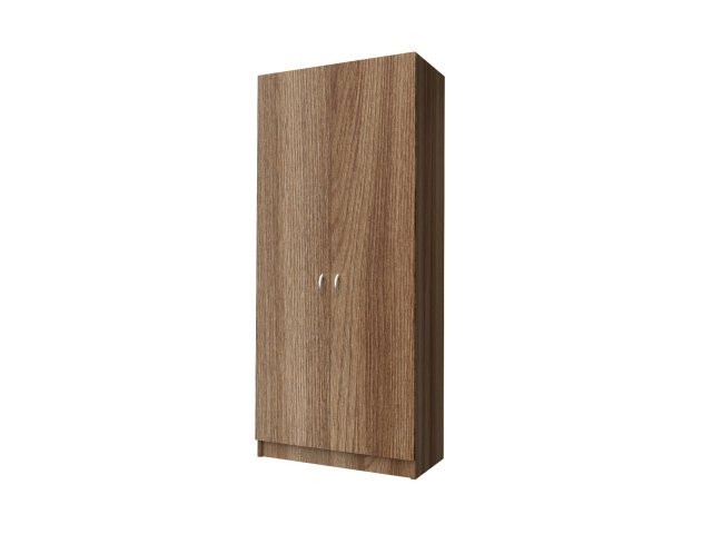 Универсальный шкаф-гардероб для гостиницы 90х44х215 см - «Comfort Standart», Ясень Шимо тёмный