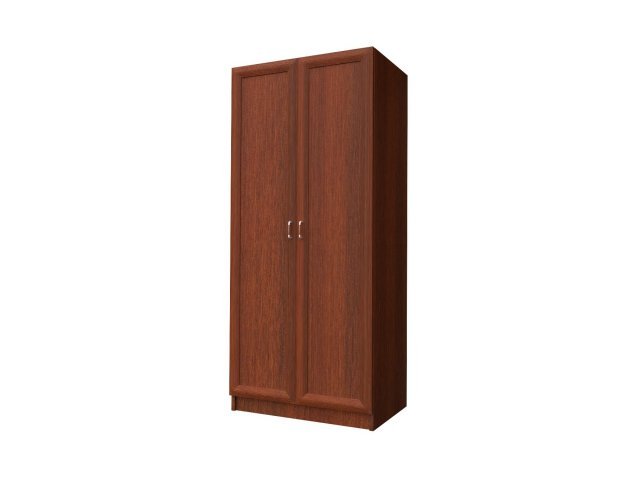Универсальный шкаф-гардероб с 2-мя дверями для гостиницы 90х60х215 см - «Comfort Style», Орех
