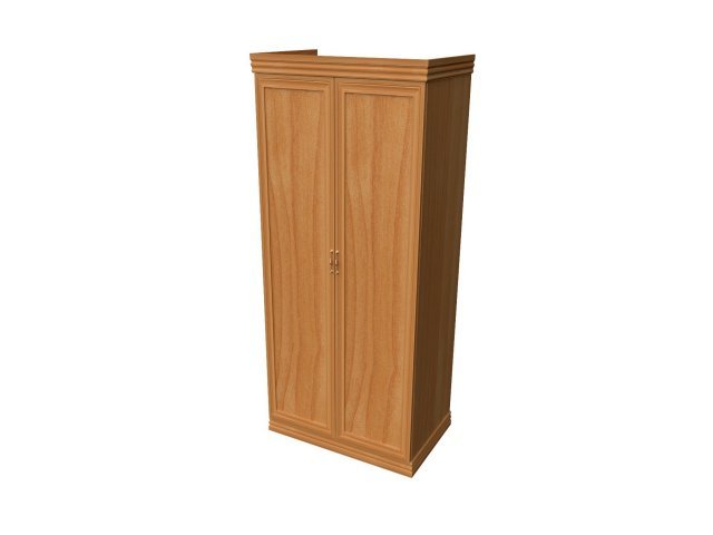 Двухстворчатый шкаф-гардероб для гостиницы 100х62х207 см - «Comfort Deko», Вишня Оксфорд