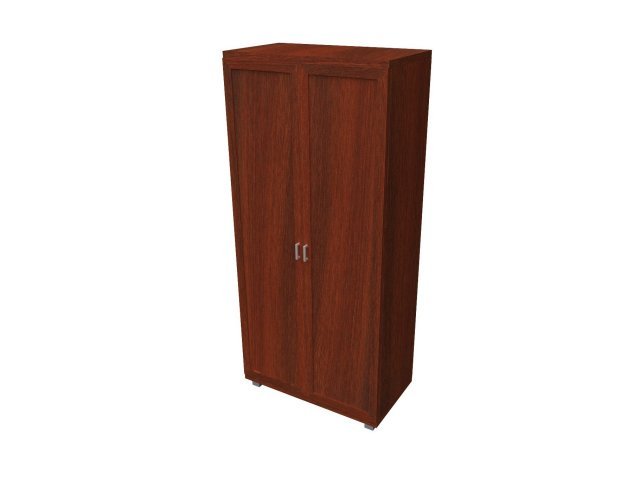 Универсальный шкаф-гардероб для гостиницы 96х46х200 см - «Comfort Quadro», Орех